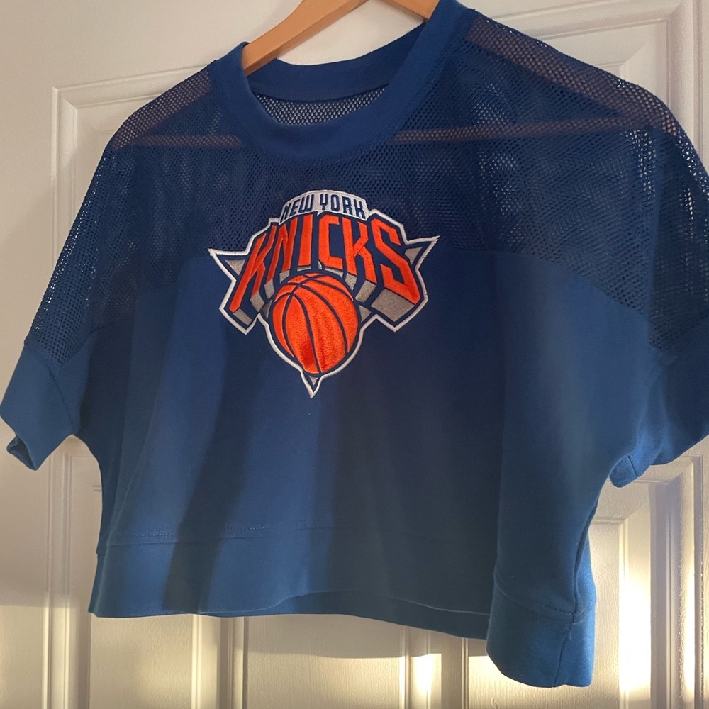 KNICKS MESH crop top